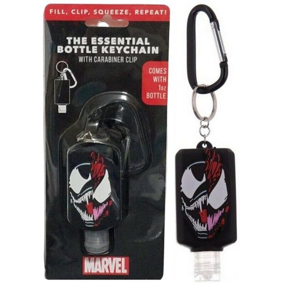 Bioworld Marvel The Essential Bottle Keychain w/ Carabiner Clip & 1oz Bottle,1pc - Picture 1 of 6